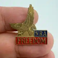NRA Freedom Pin With Eagle