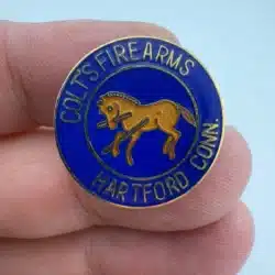 Colt's Firearms Pony Logo Hartford Connecticut Lapel Hat Pin - Gun Manufacturer