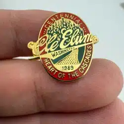 Cle Elum Washington Centennial 1889-1989 Pin - Heart of the Cascades
