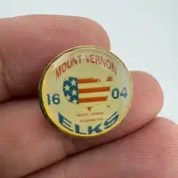 Mount Vernon Washington BPOE Elks Lodge #1604 Lapel Pin