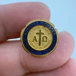 Honored Minister Christian Church Pension Fund Of Disciples Of Christ Pin