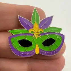 FBLA Future Business Leaders Of America Louisiana NLC 2025 Pin - Mardi Gras Mask