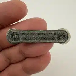 Vintage NRA Police Marksmanship Marksman Pin Badge - Dual Clasp