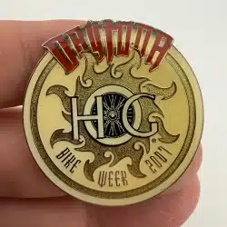 2007 HOG Harley Owners Group Daytona Bike Week Dual Clasp Pin