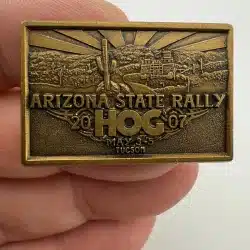 2007 HOG Harley Owners Group Arizona State Rally May 3-5 Tucson Dual Clasp Pin