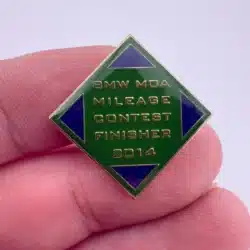 2014 BMW MOA MILEAGE CONTEST FINISHER PIN - Motorcycles