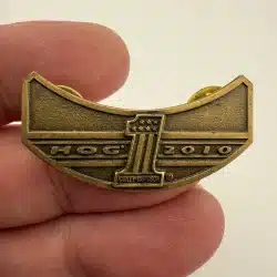 2010 HOG Harley Davidson Owners Group Dual Clasp Pin