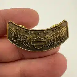 2013 HOG Harley Davidson Owners Group Dual Clasp Pin - 30 Years