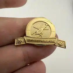 Silver State Helicopters Logo Pin - Flight Training Company (defunct) RARE