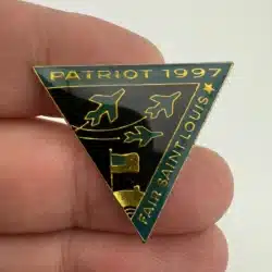 Patriot 1997 Fair Saint Louis Pin with Jets and Flag