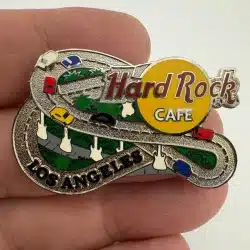 HARD ROCK CAFE LA LOS ANGELES CALIFORNIA HIGHWAY FREEWAY PIN
