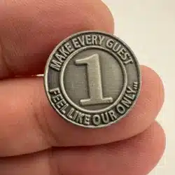 MAKE EVERY GUEST FEEL LIKE OUR ONLY... 1 Pin - Hotel Hospitality Pin