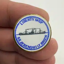 Liberty Ship SS Jeremiah O'Brien Pin *aged*