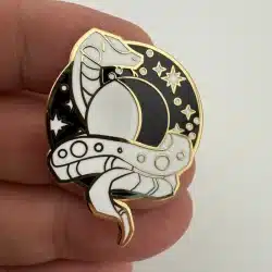 One Shot Podcast Network Travis Matagot Serpent Form Pin