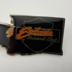Eastside Harley Davidson Baseball Club Pin - Bellevue Washington State Map