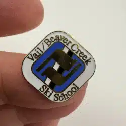 VAIL / BEAVER CREEK SKI SCHOOL PIN *marks/corrosion*