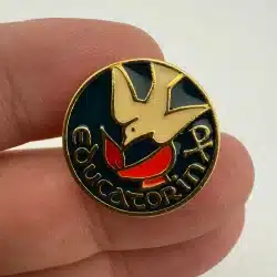 Educator In Chi-Rho Dove Pin