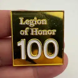 San Francisco’s Lincoln Park Legion 100th Anniversary Building Pin - Museum