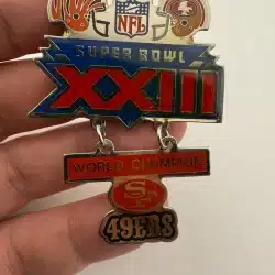 San Francisco 49ers Super Bowl XXIII World Champions Ladder Pin by Peter David