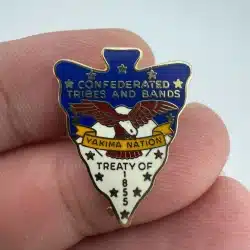 Yakima Nation Treaty Of 1855 Confederated Tribes And Bands Arrowhead Pin