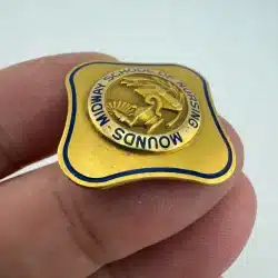 Alternative view of Vintage Mounds Midway School of Nursing Pin Brooch - 10K Gold, 8.8g, now Bethel
