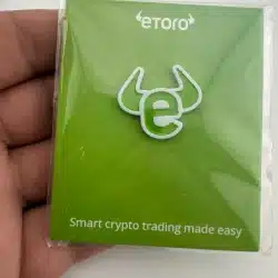 ETORO Logo Pin - Cryptocurrency, stocks, ETFs, etc - Promotional Item