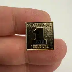 GTE Sell One More I Sold One Pin - Gold Tone