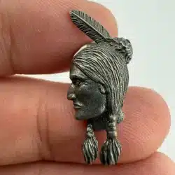 1984 Native American Indian Head Pin