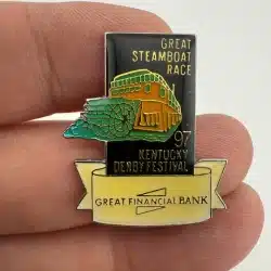 1997 Kentucky Derby Festival Great Steamboat Race Pin