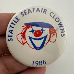 1986 Seattle Seafair Clowns 2" Pinback Button