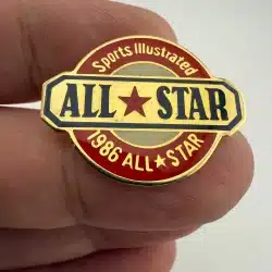 1986 Sports Illustrated All Star Lapel Hat Pin