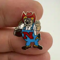 Nebraska Cornhuskers Herbie Husker Mascot Pin - Unknown Age