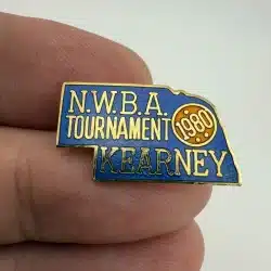 1980 NWBA Bowling Tournament Kearney Nebraska Pin Brooch