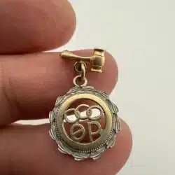 IOOF Independent Order Of Odd Fellows Theta Rho 1/10 10K Gold Pin Brooch - LGB