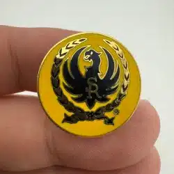 Sturm, Ruger & Co. Phoenix Logo Pin - Black And Yellow Version
