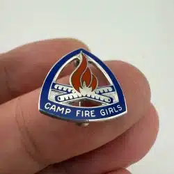 Camp Fire Girls Logo Pin Brooch - Sterling Silver by Balfour