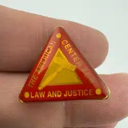 ACLJ American Center for Law and Justice Lapel Hat Pin