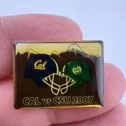 2007 California Golden Bears vs Colorado State Rams Pin