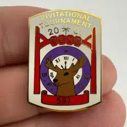2001 BPOE ELKS 597 Invitational Tournament Lapel Pin - Reno Nevada