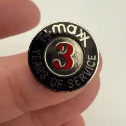 T.J. Maxx 3 Years of Service Pin Brooch - American Department Store