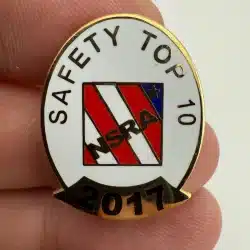 2017 NSRA National Street Rod Association Safety Top 10 Pin