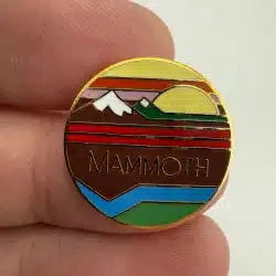 Mammoth Mountain Skiing Resort Tourist Pin