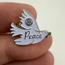 Rotary International Peace Dove Lapel Hat Pin
