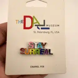The Dali Museum Stay Surreal Pride Pin - Salvador Dali