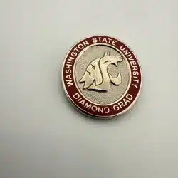 WSU Washington State University Diamond Grad Pin