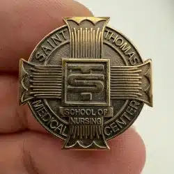 Alternative view of University Of Saint Thomas Medical Center School Of Nursing 10K GF Pin Brooch
