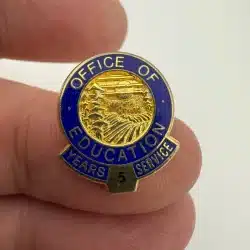 Sonoma County California Office Of Education 5 Years Service Employee Pin