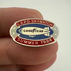 1984 LAPD Skywatch Goodyear Blimp Pin