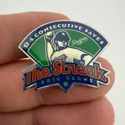 84 Consecutive Saves LA Dodgers "The Streak" Eric Gagne Lapel Pin