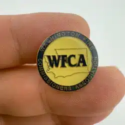 WFCA Washington Fire Commissioners Association Pin - Circular